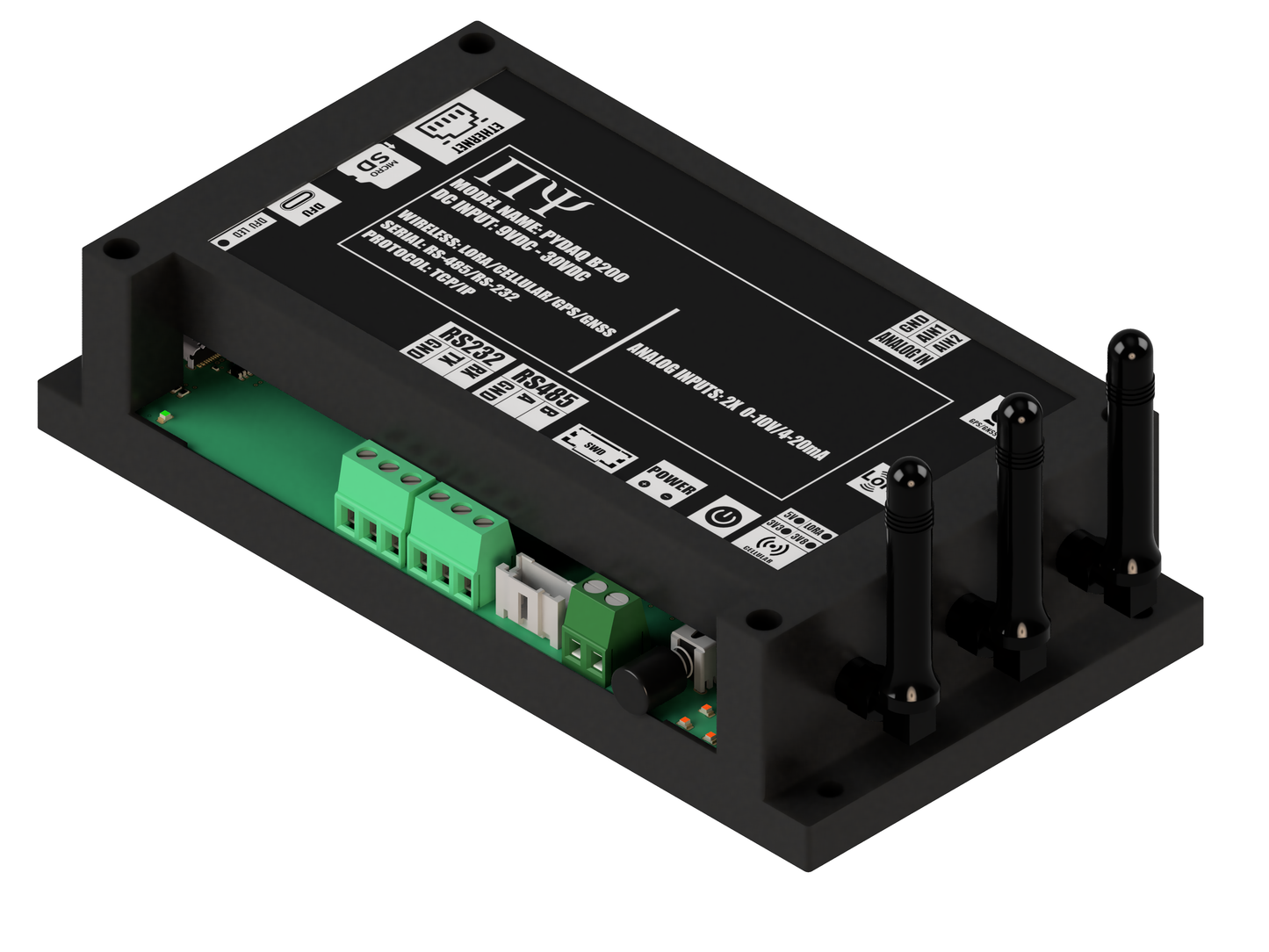 PYDAQ B200: Multichannel Wireless Programmable RTU