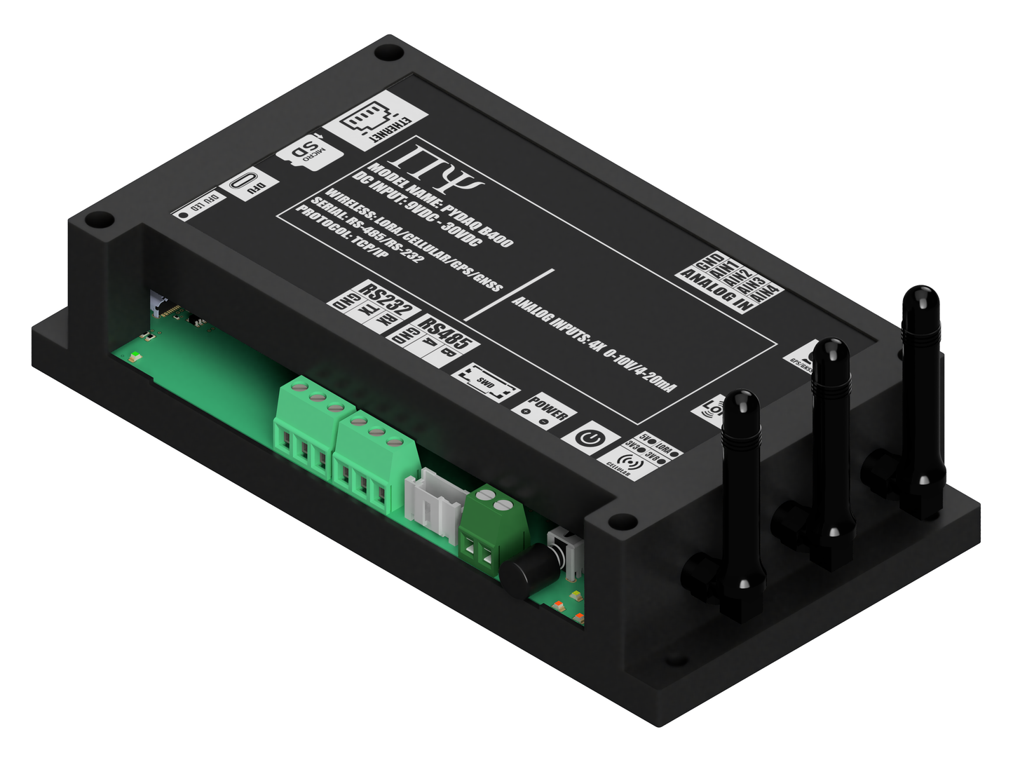 PYDAQ B400: Multichannel Wireless Programmable RTU