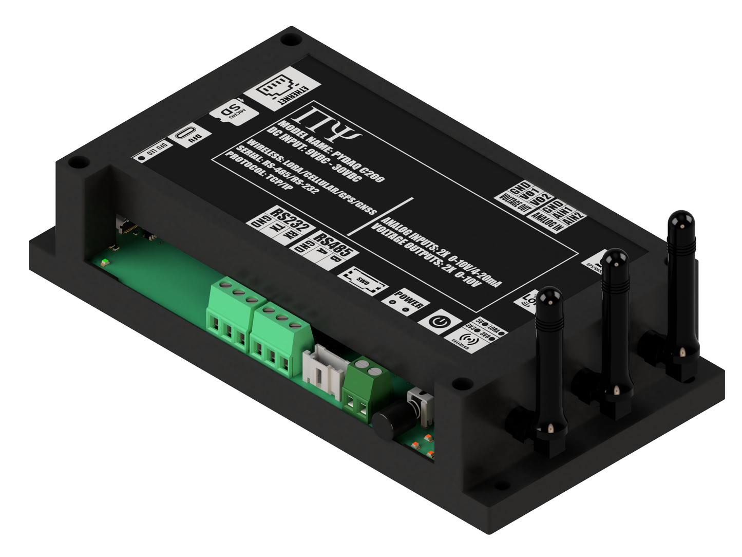 PYDAQ C200: Multichannel Wireless Programmable RTU