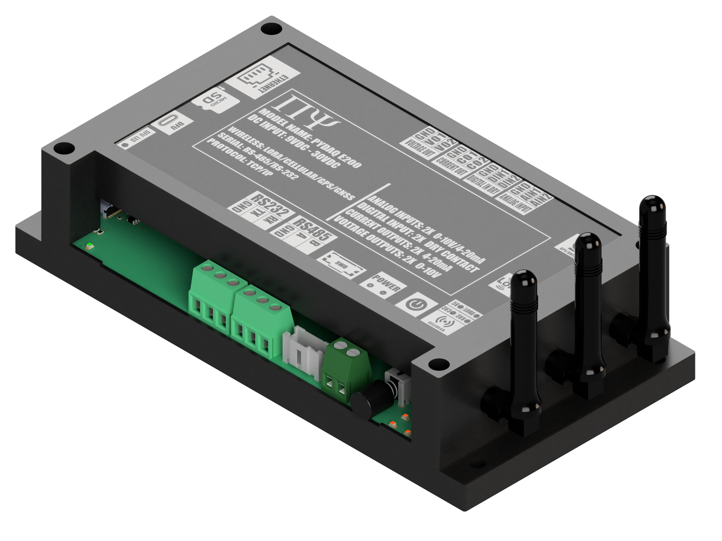 PYDAQ E200: Multichannel Wireless Programmable RTU