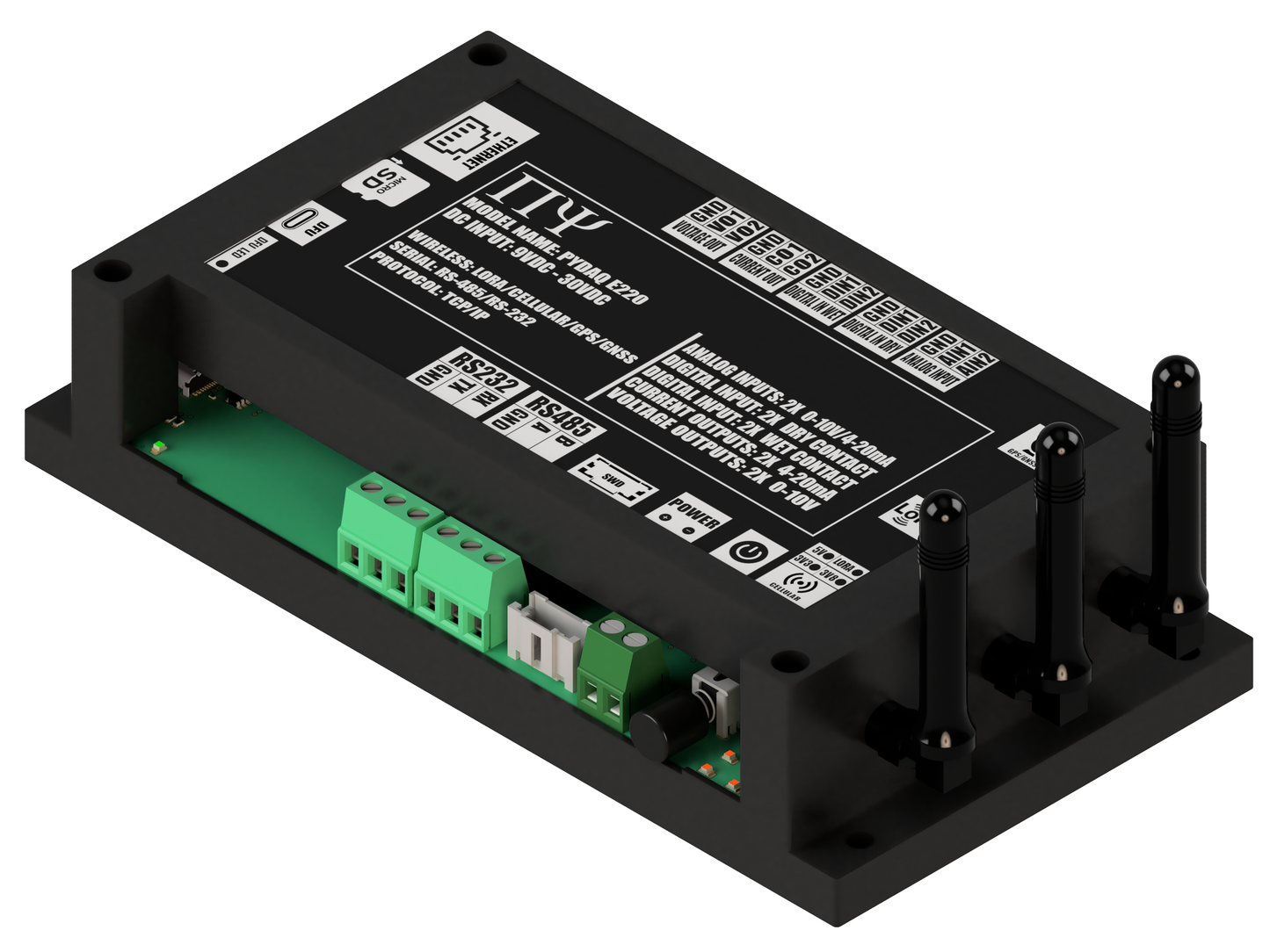 PYDAQ E220: Multichannel Wireless Programmable RTU