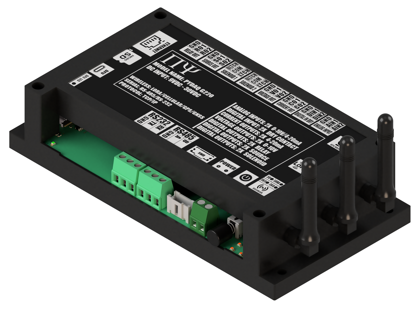 PYDAQ G220: Multichannel Wireless Programmable RTU