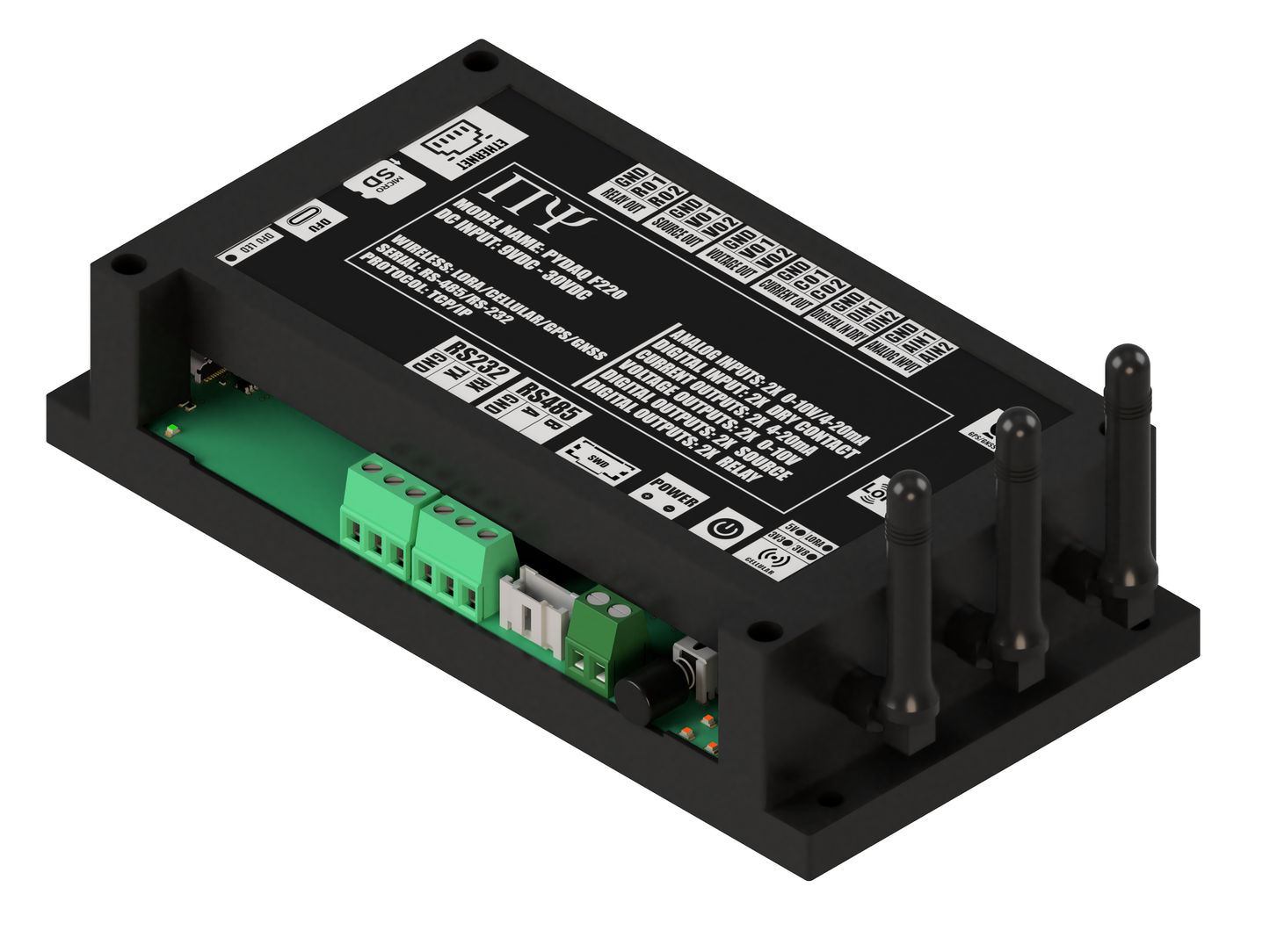 PYDAQ F220: Multichannel Wireless  Programmable RTU