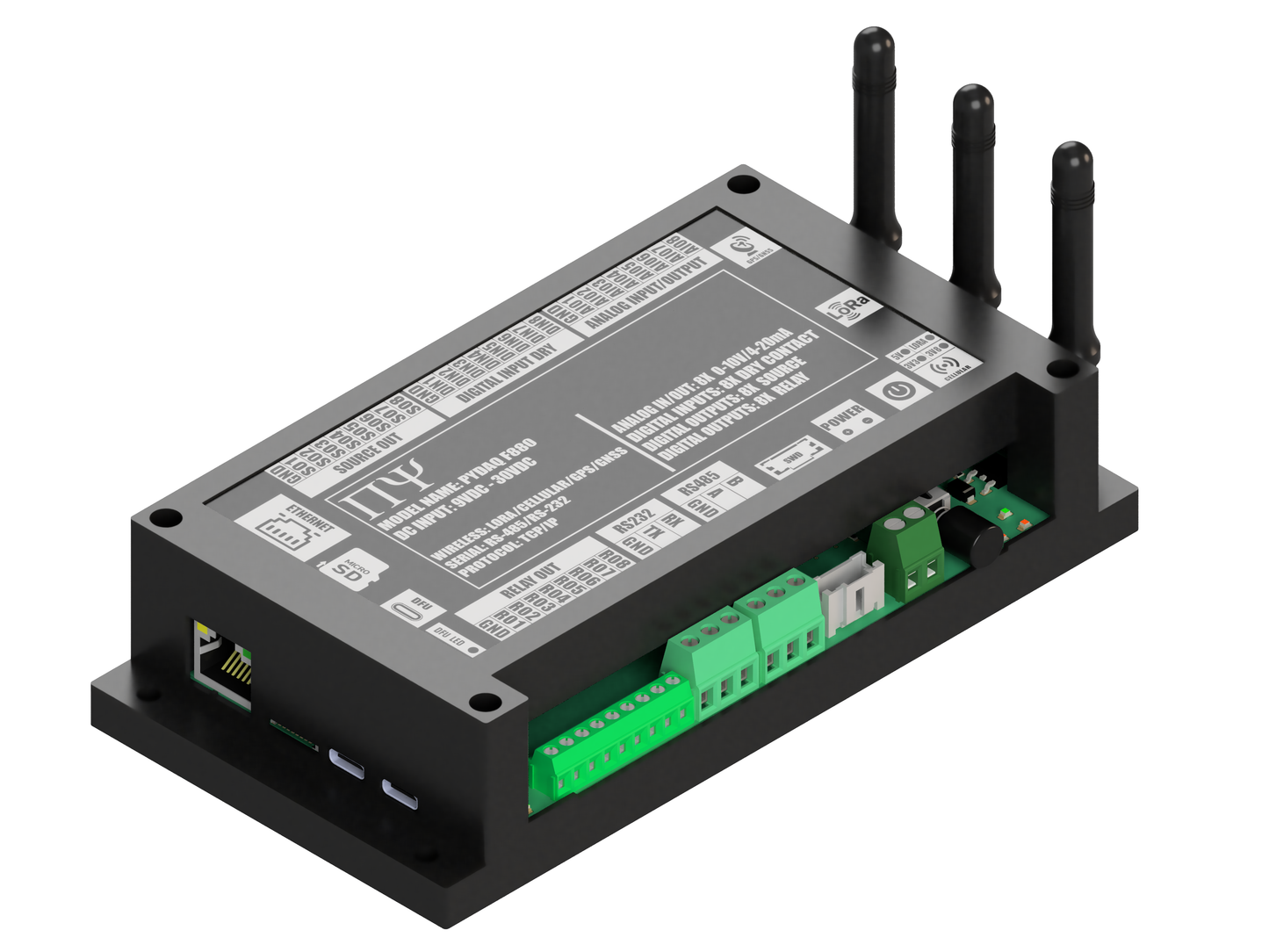 PYDAQ F880: Multichannel Wireless  Programmable RTU